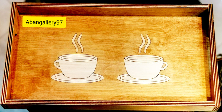 سینی چوبی متوسط