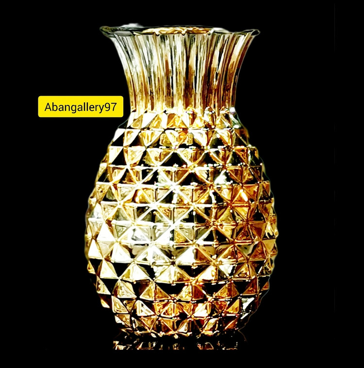 گلدان شیشه ای آناناسی