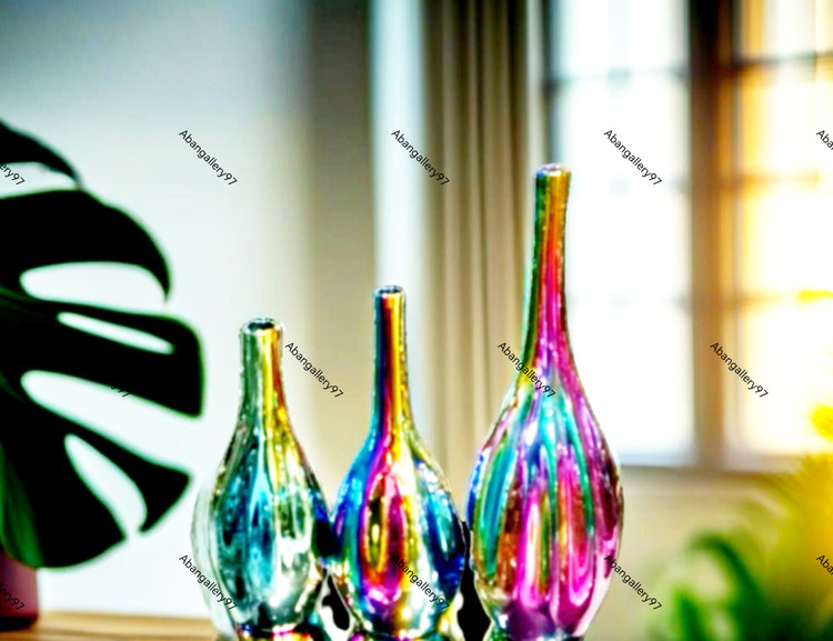 گلدان شیشه ای رو میزی