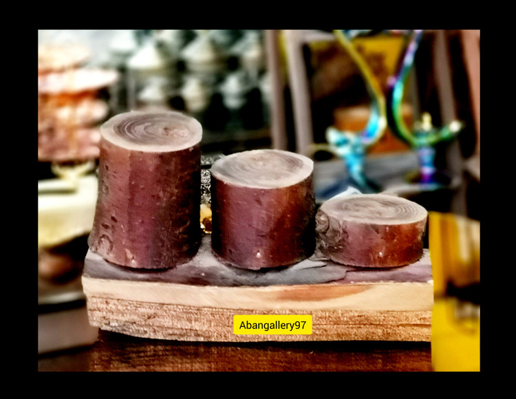 جا شمعی چوبی روستیک