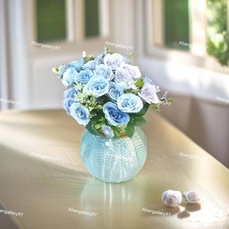 گلدان شیشه ای برکه