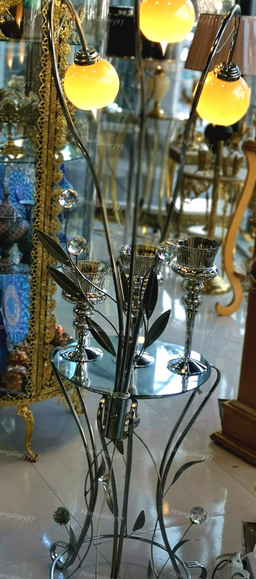 میز و آباژور سه شاخه