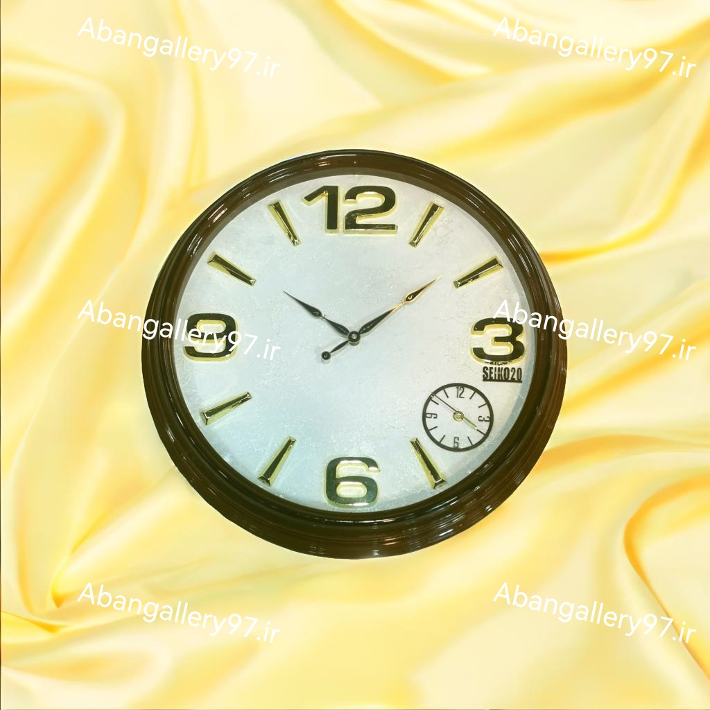 ساعت دیواری دو زمانه درجه1