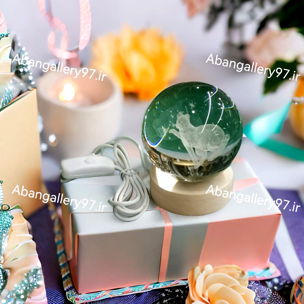 گوی چراغدار سه بعدی بزرگ