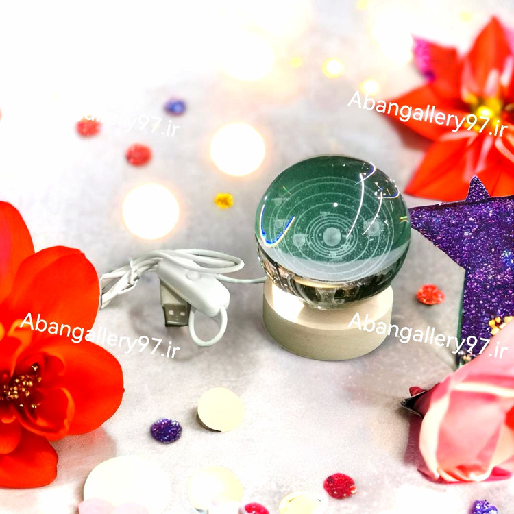 گوی چراغدار سه بعدی بزرگ