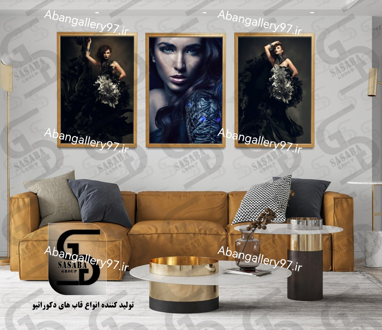 تابلو دکوراتیو سه تکه 40*30 درجه1