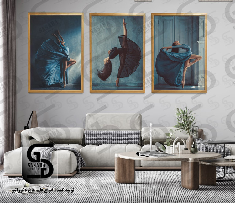تابلو دکوراتیو سه تکه 40*30 درجه1