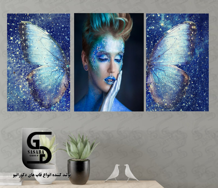 تابلو دکوراتیو سه تکه 40*30 درجه1