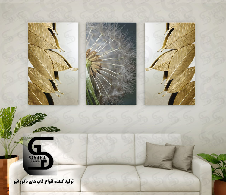 تابلو دکوراتیو سه تکه 40*30 درجه1