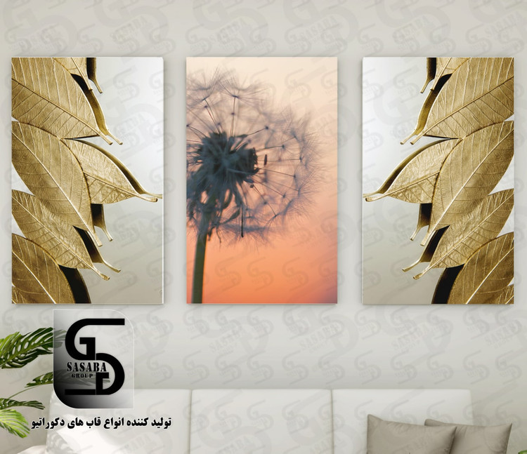 تابلو دکوراتیو سه تکه 40*30 درجه1