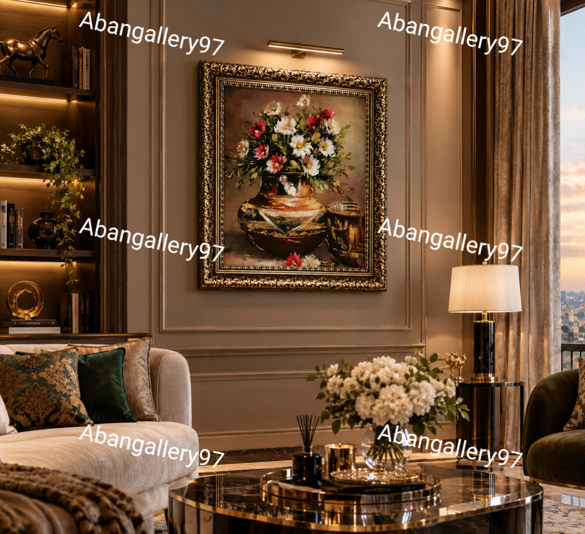 تابلو نقاشی مخمل 55*45